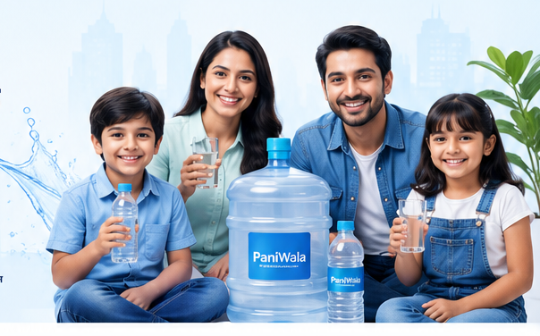 Family enjoying fresh drinking water
